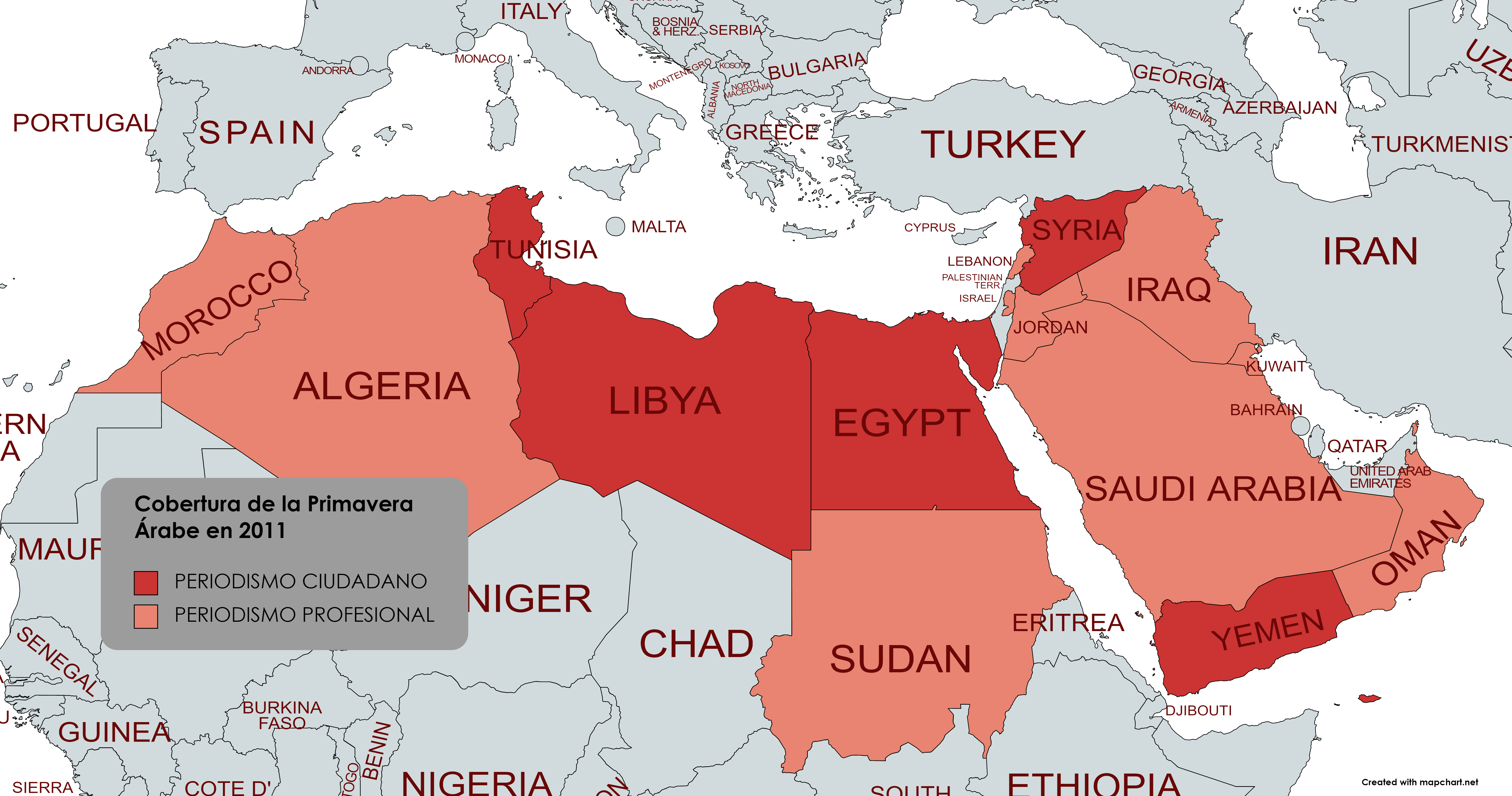 El papel del periodismo ciudadano en la Primavera Árabe, un arma de doble filo