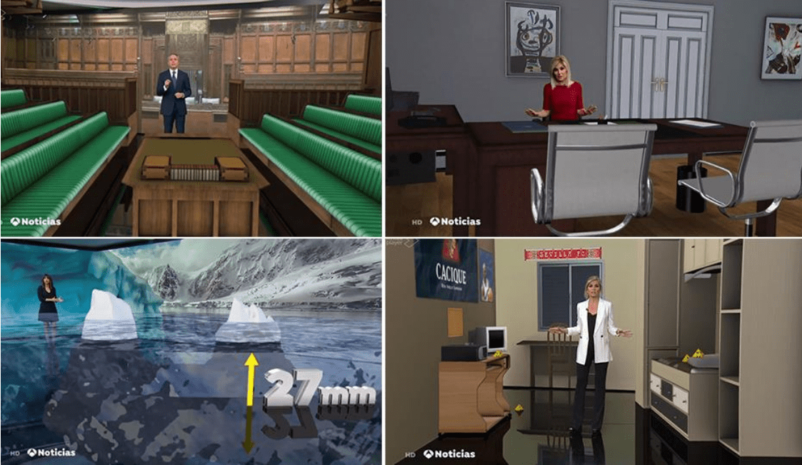 El plató virtual, cuando la realidad aumentada entró en nuestras pantallas
