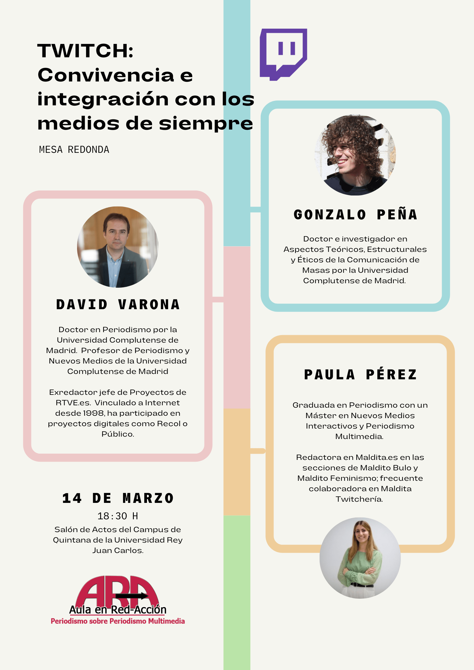 La URJC acoge una mesa redonda sobre Twitch en el periodismo