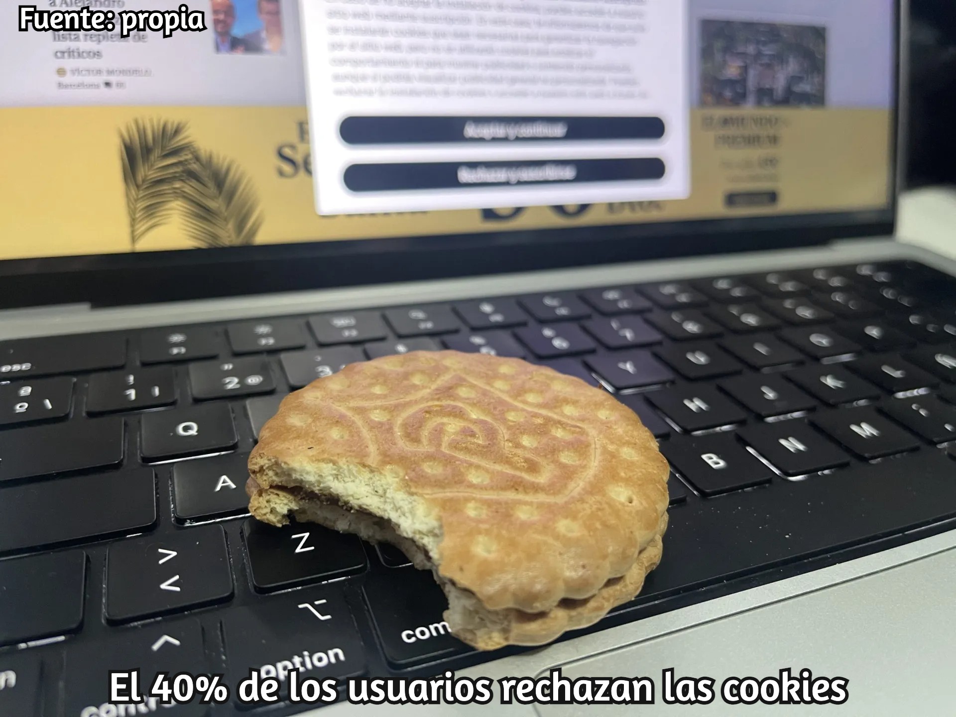 El precio por el rechazo de las cookies
