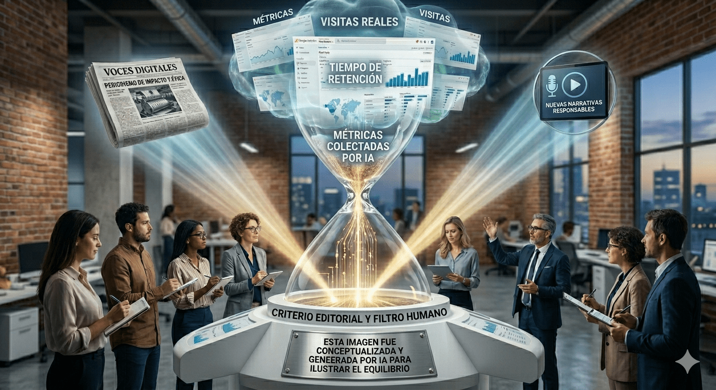 Entre la métrica y el criterio editorial