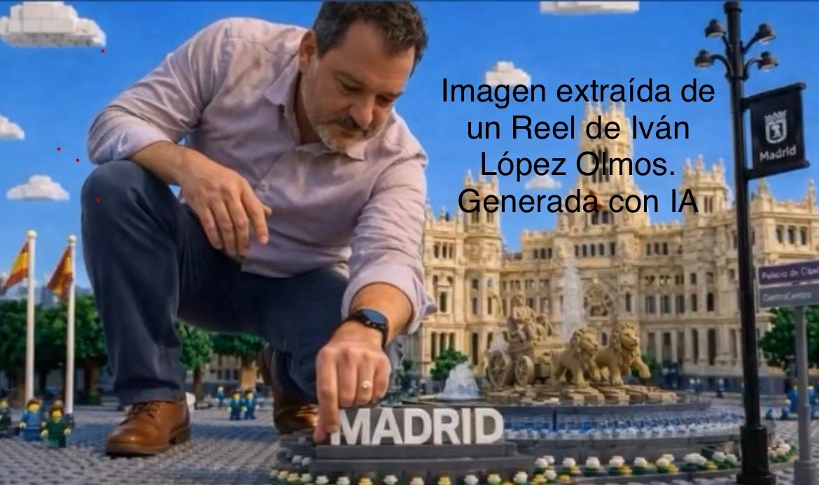 Imagen extraída de un Reel de Iván López Olmos. Generada con IA.