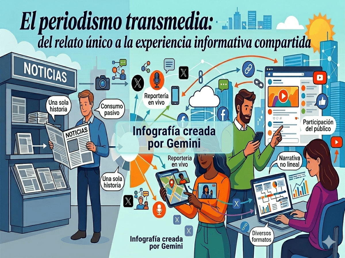 El relato informativo: de la linealidad a la narrativa multiplataforma